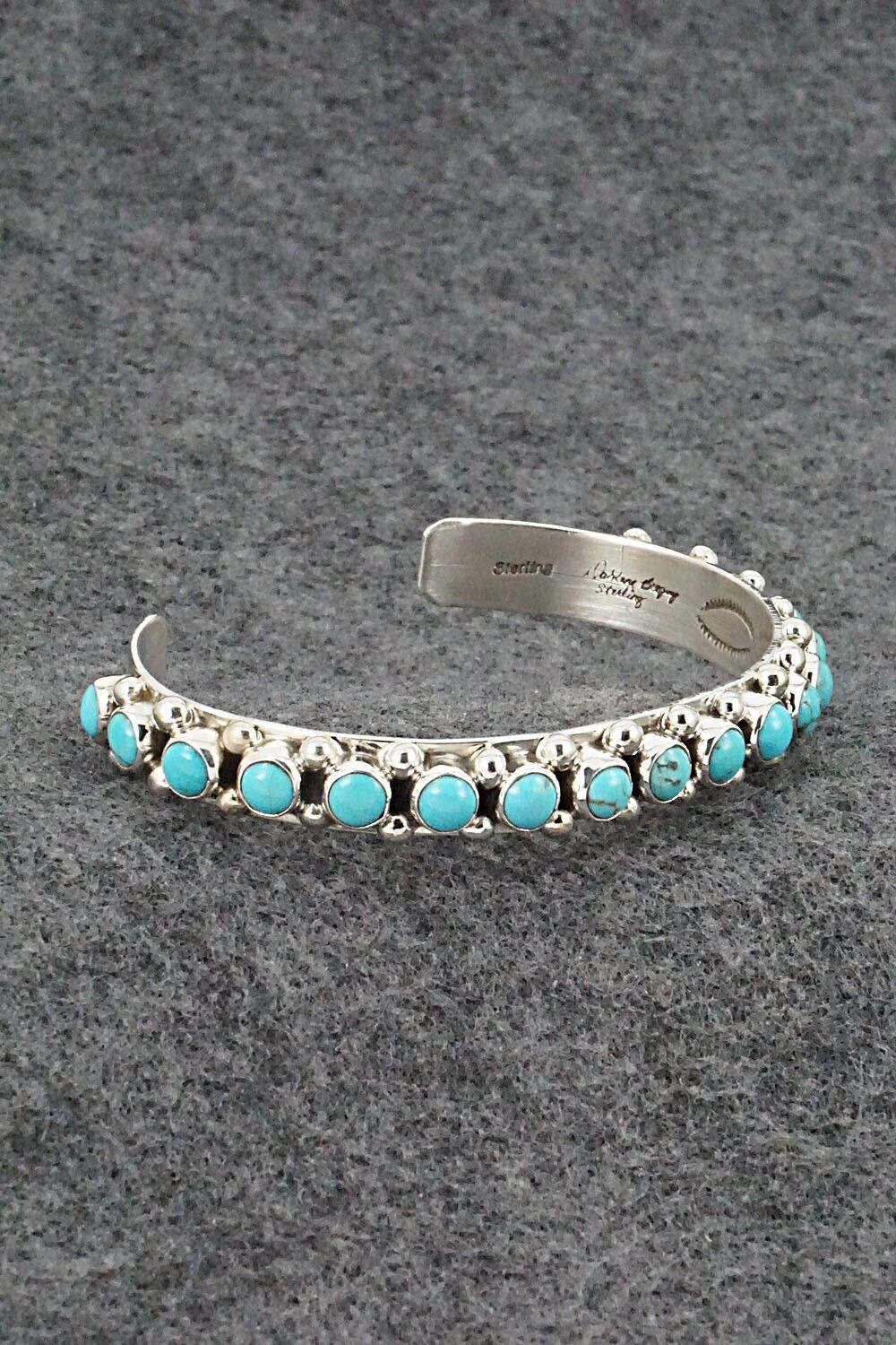 Turquoise & Sterling Silver Bracelet - Darlene Begay