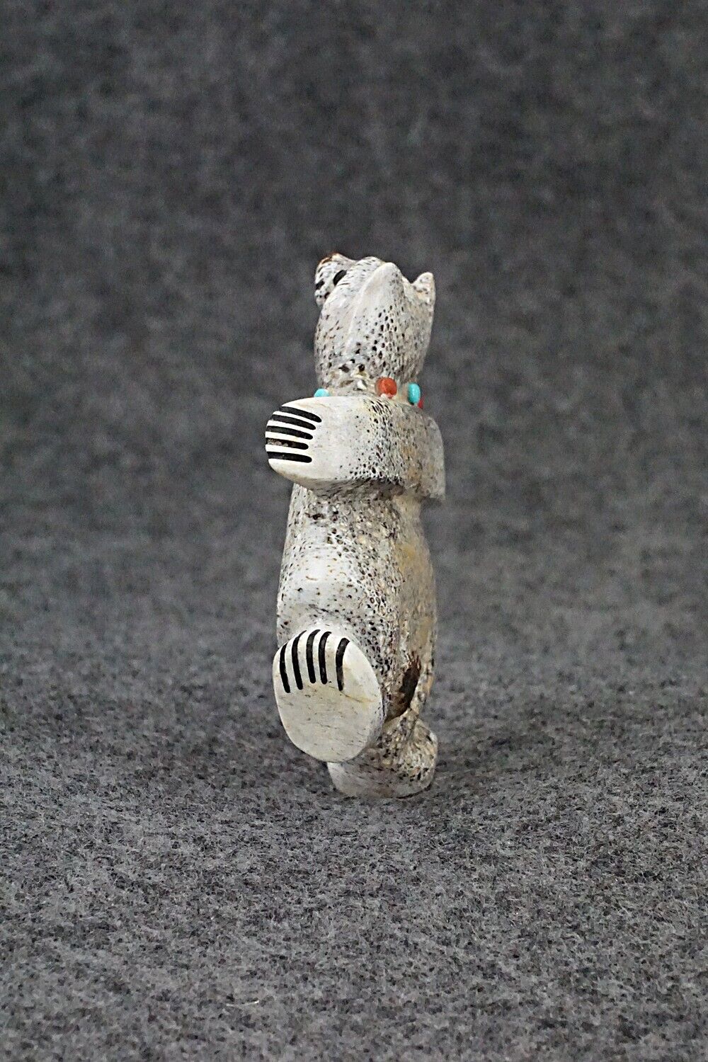 Dancing Bear Zuni Fetish Carving - Claudia Peina