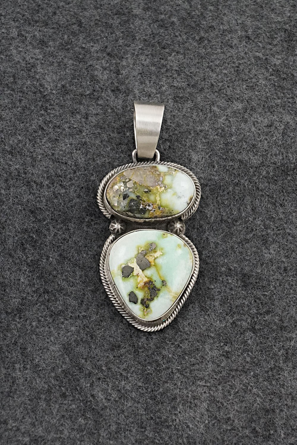 Variscite & Sterling Silver Pendant - Bobby Johnson