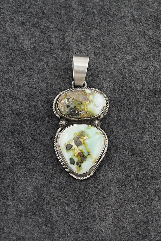 Variscite & Sterling Silver Pendant - Bobby Johnson