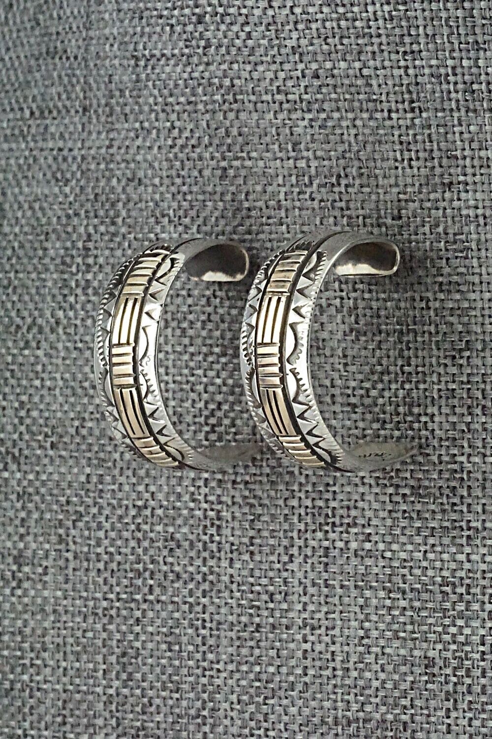 Sterling Silver & Gold Fill Hoop Earrings - Bruce Morgan