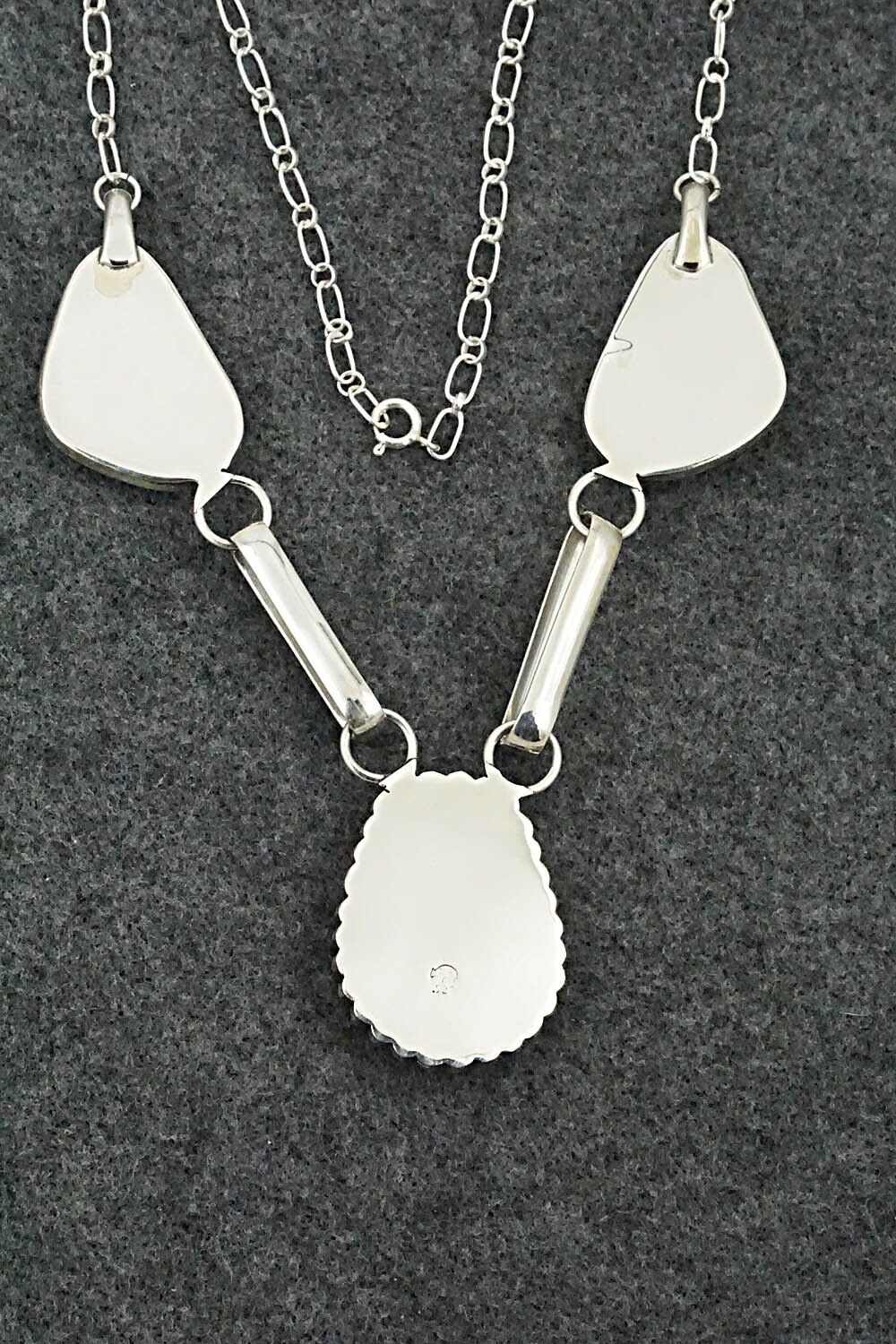 White Buffalo & Sterling Silver Necklace - Mike Smith