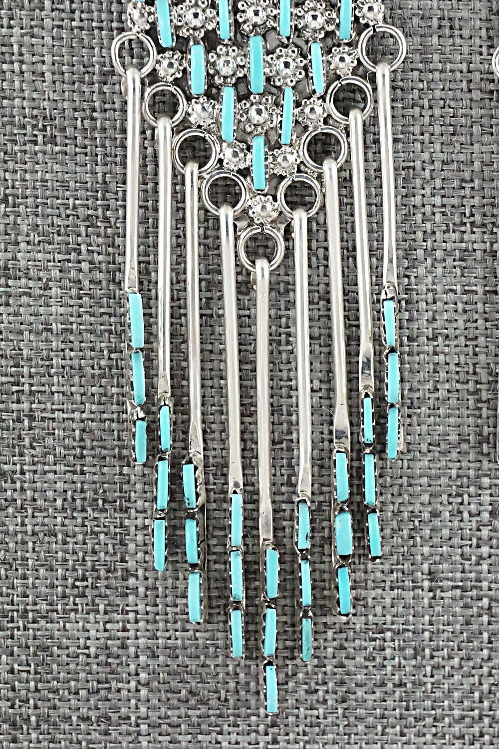 Turquoise & Sterling Silver Earrings - Darren Boone