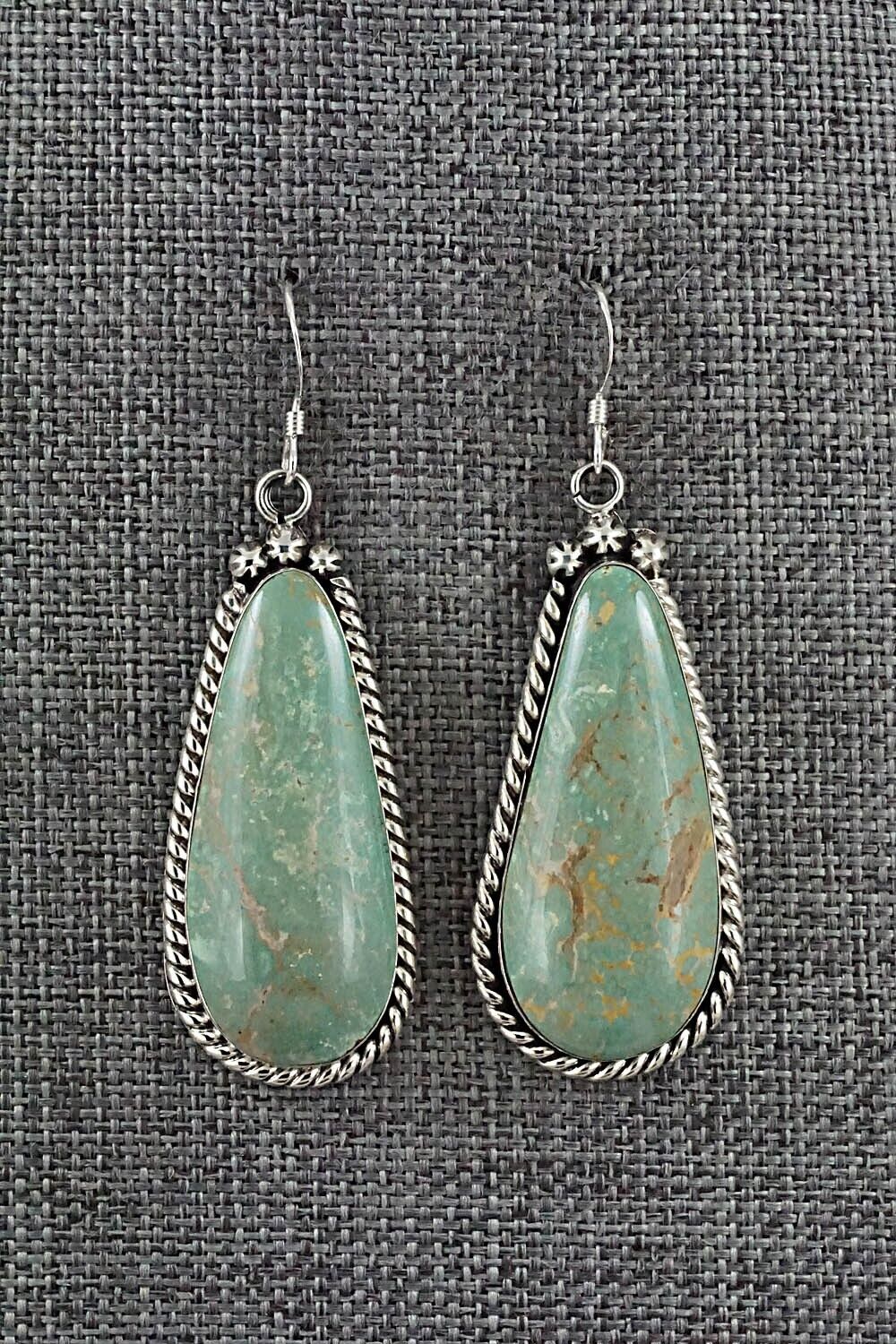 Turquoise & Sterling Silver Earrings - Brandon Belin