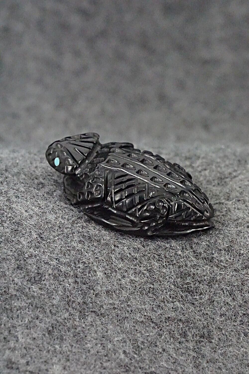 Horned Toad Zuni Fetish Carving - Jensen Charlie