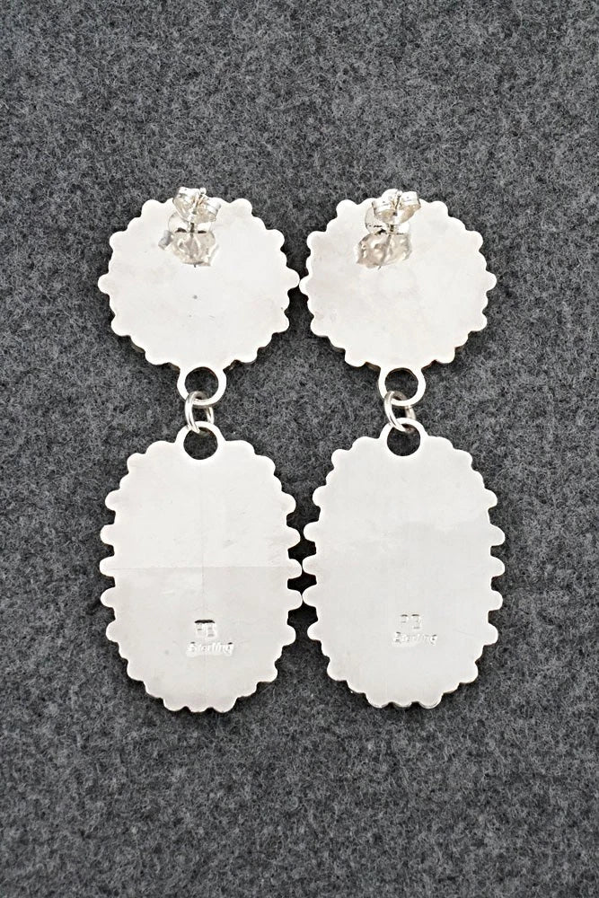 Turquoise & Sterling Silver Earrings - Philena Byjoe