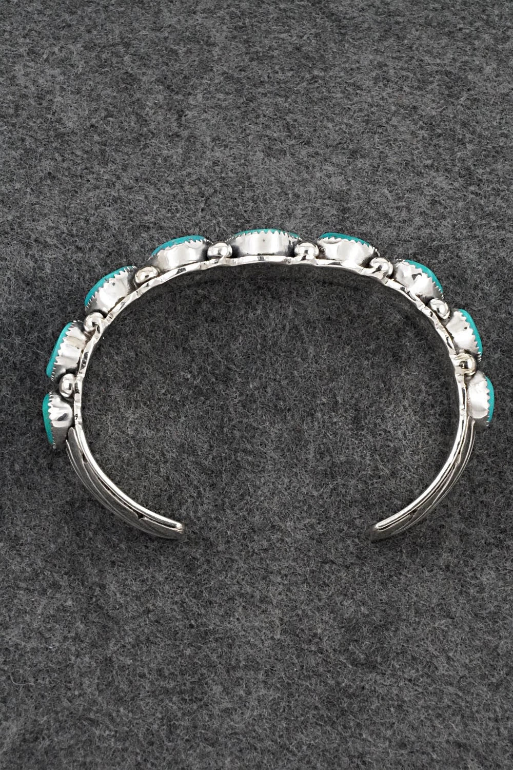 Turquoise & Sterling Silver Bracelet - Wilbert Muskett Sr.