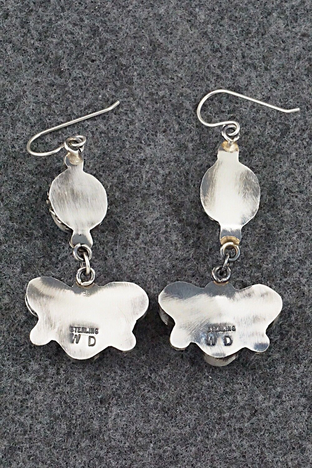 Turquoise & Sterling Silver Earrings - Wilson Dawes