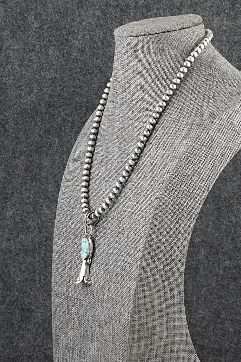 Turquoise & Sterling Silver Necklace - Sharon McCarthy