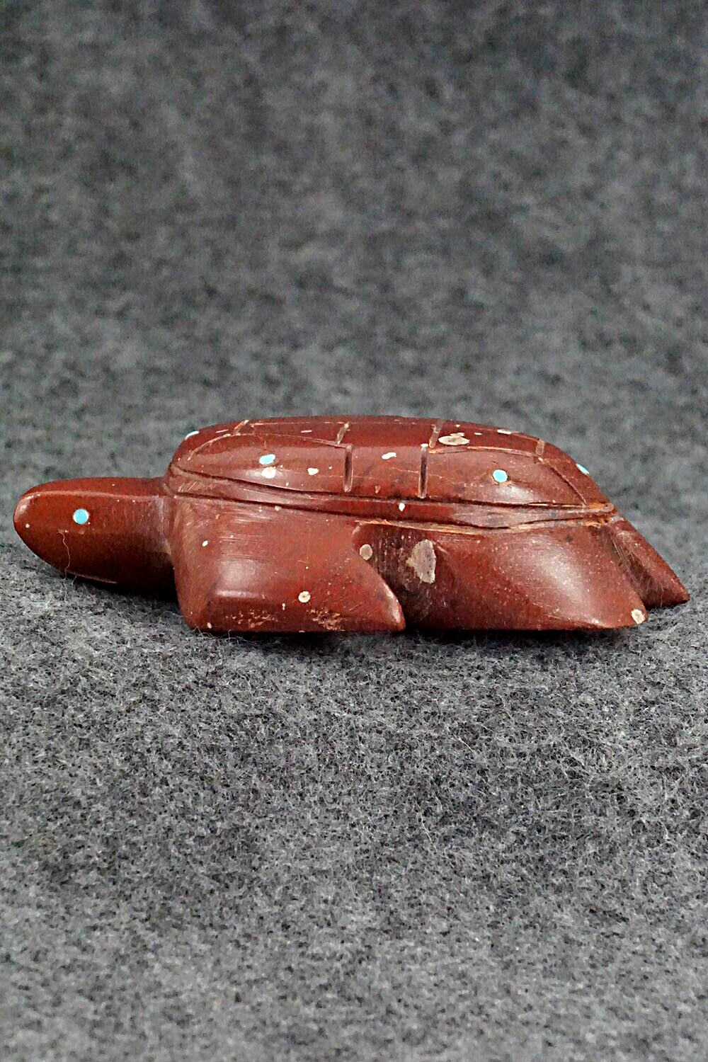 Sea Turtle Zuni Fetish Carving - Gilbert Lonjose