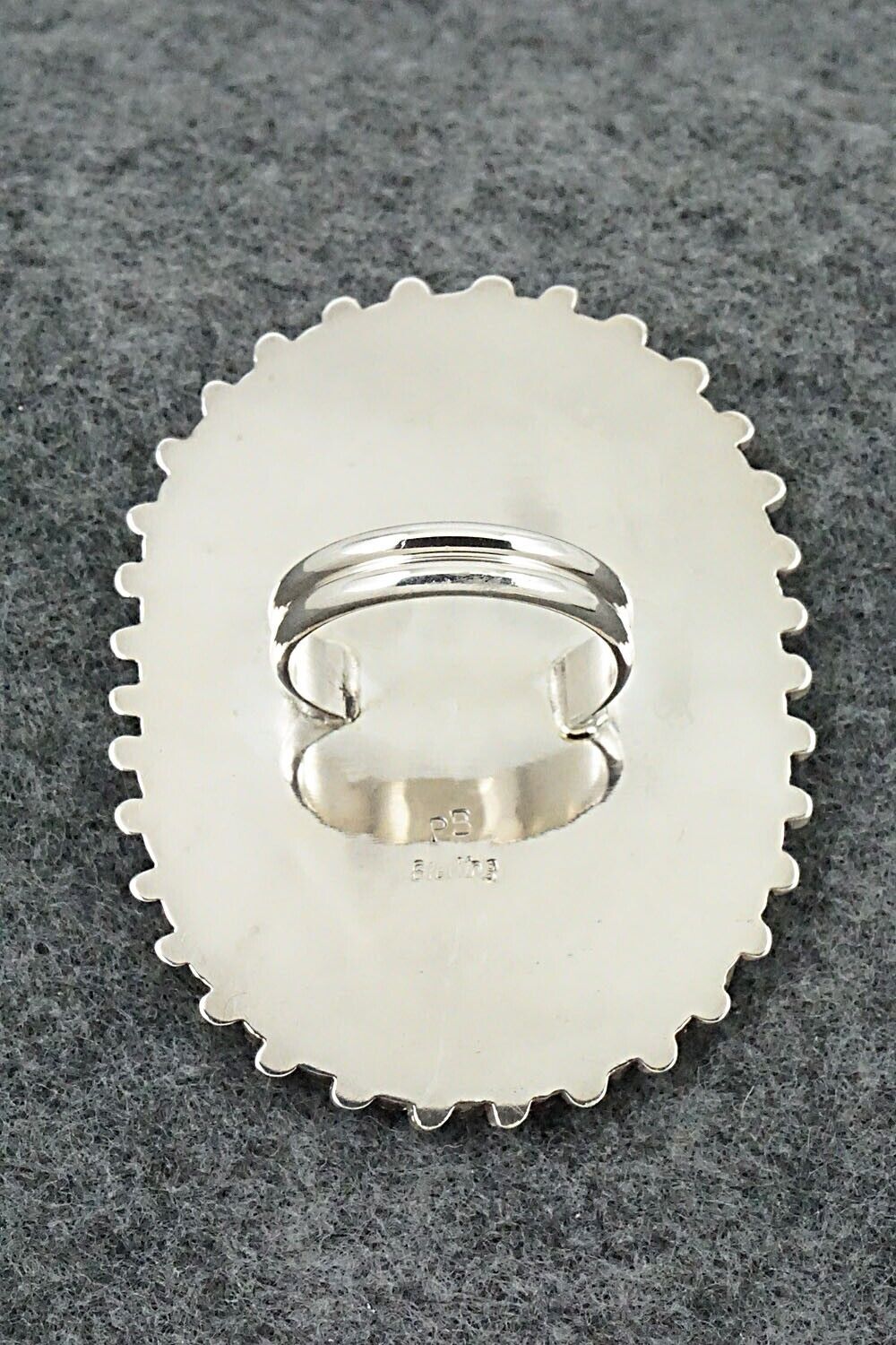 Turquoise & Sterling Silver Ring - Philena Byjoe - Size 8