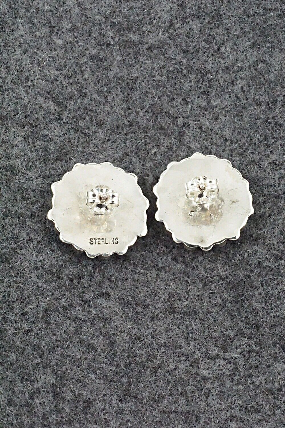 Turquoise & Sterling Silver Earrings - George Gasper