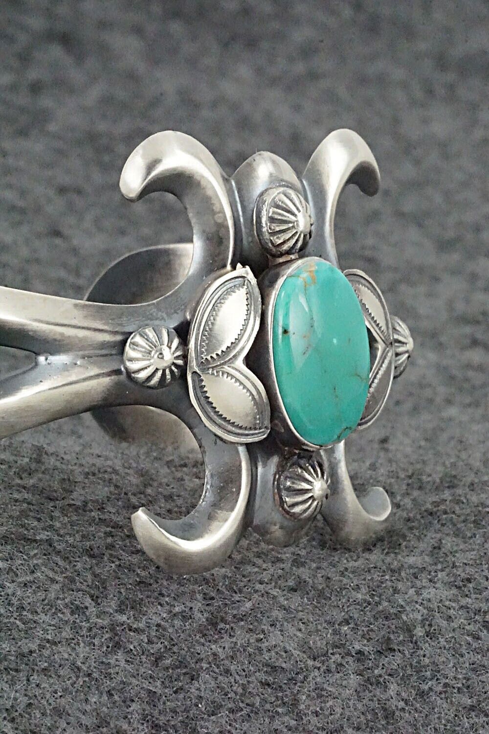 Turquoise & Sterling Silver Bracelet - Henry Morgan