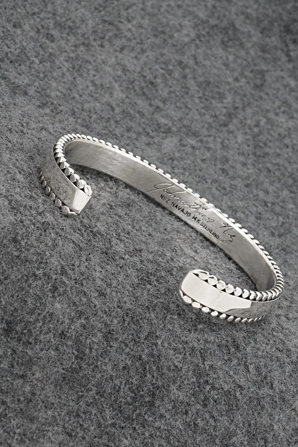 Sterling Silver and 14k Gold Bracelet - Jonathan Nez