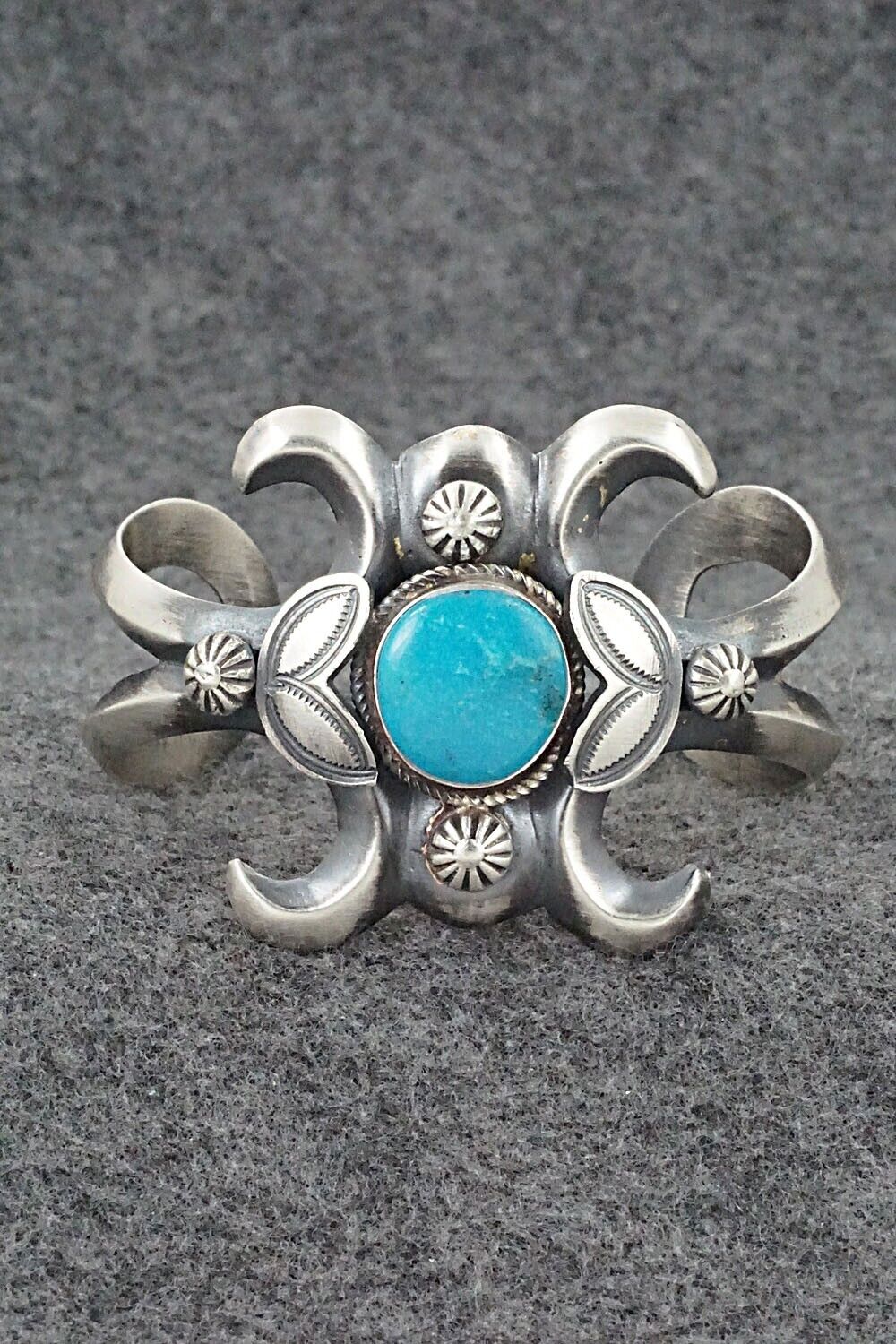 Turquoise & Sterling Silver Bracelet - Henry Morgan
