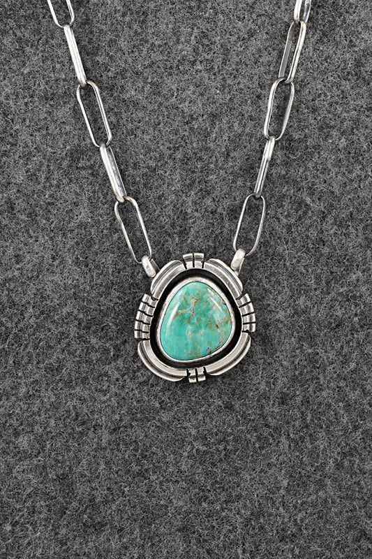 Turquoise & Sterling Silver Necklace - Daniel Benally