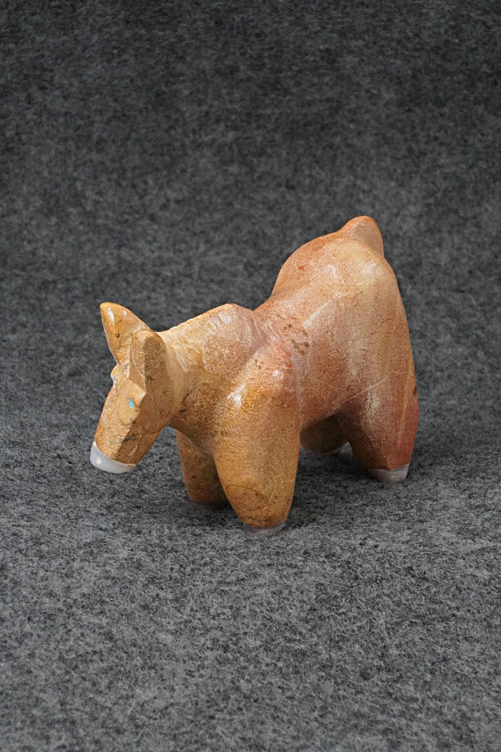 Donkey Zuni Fetish Carving - Freddie Leekya