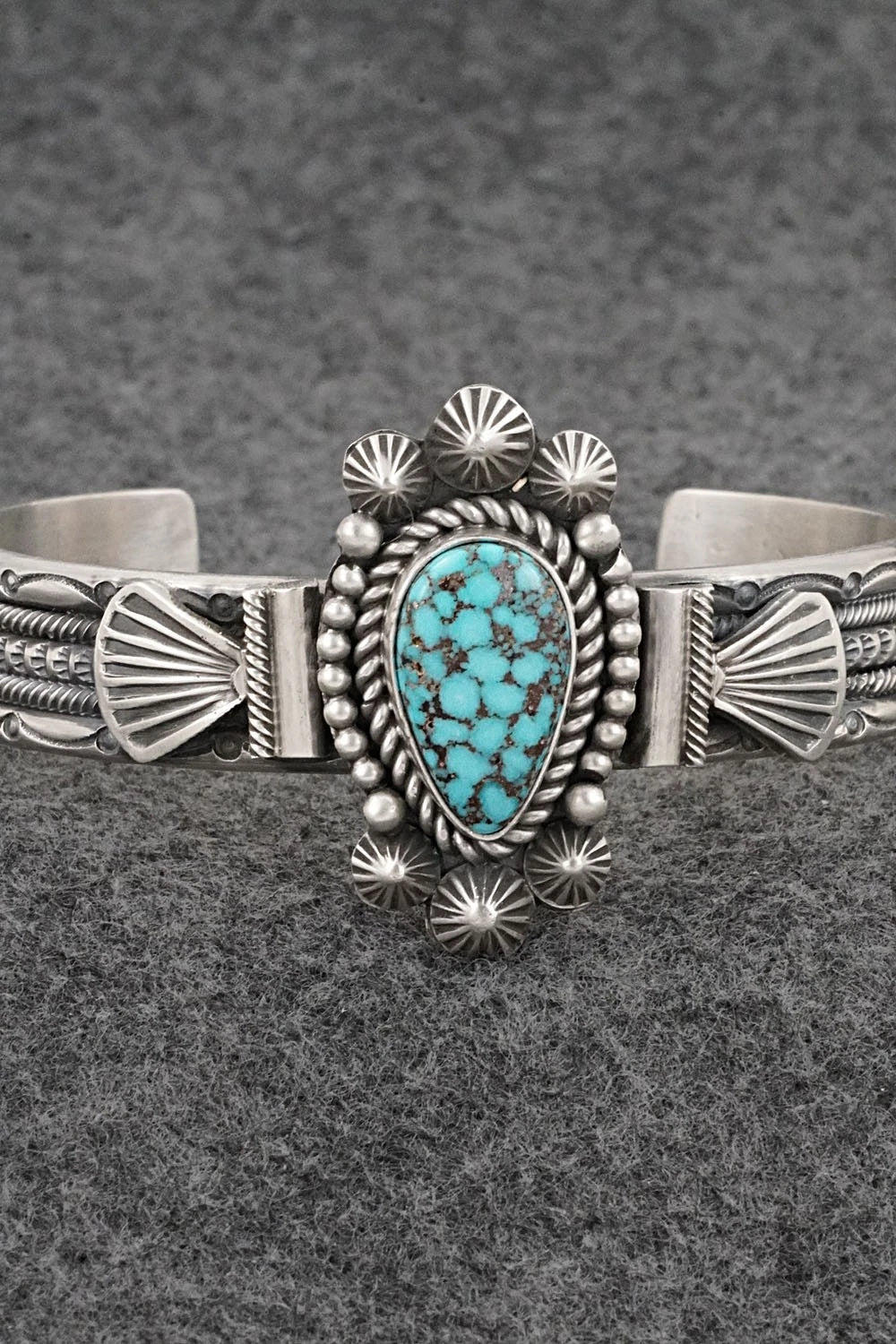 Turquoise & Sterling Silver Bracelet - Michael Calladitto