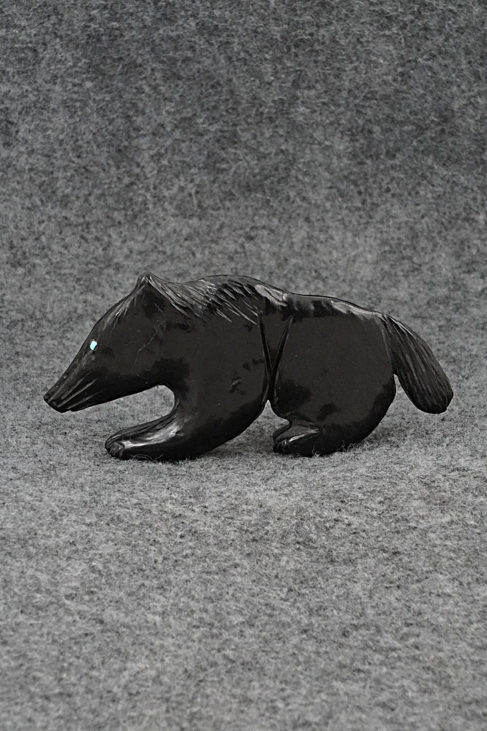 Badger Zuni Fetish Carving - Jonas Hustito