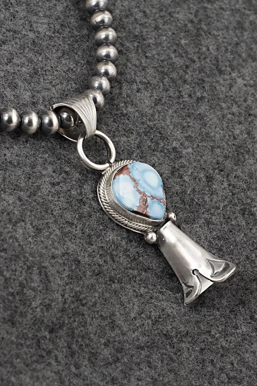 Turquoise & Sterling Silver Necklace - Sharon McCarthy