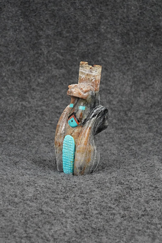 Corn Maiden Zuni Fetish Carving - Pete Natewa
