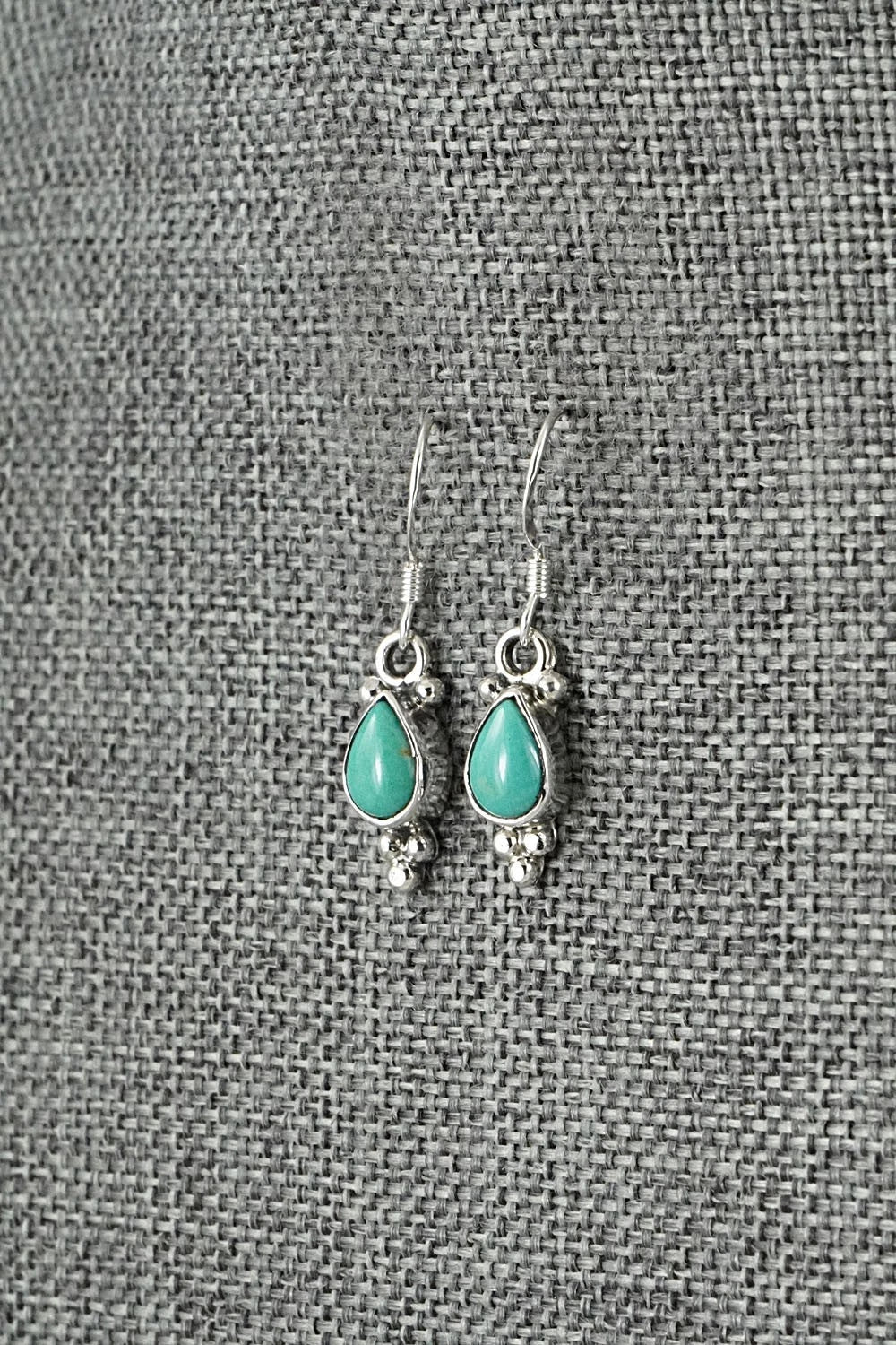 Turquoise and Sterling Silver Earrings - Sharon McCarthy