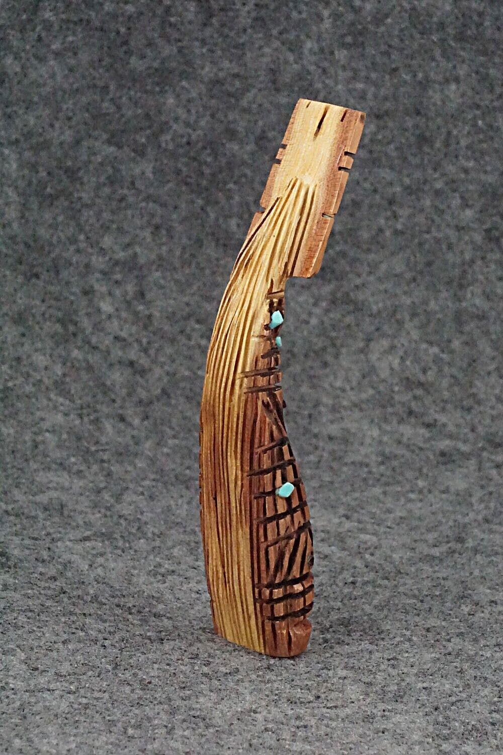 Corn Maiden Zuni Fetish Carving - Carl Etsate