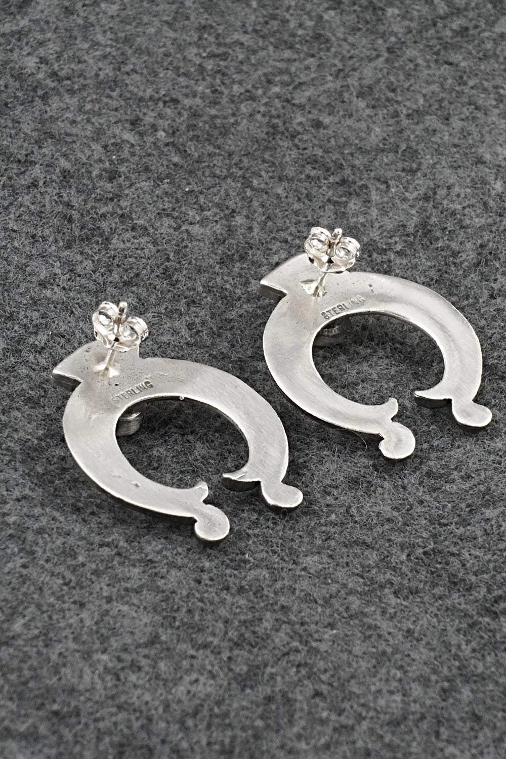 Turquoise & Sterling Silver Earrings - Adrienne Gordon