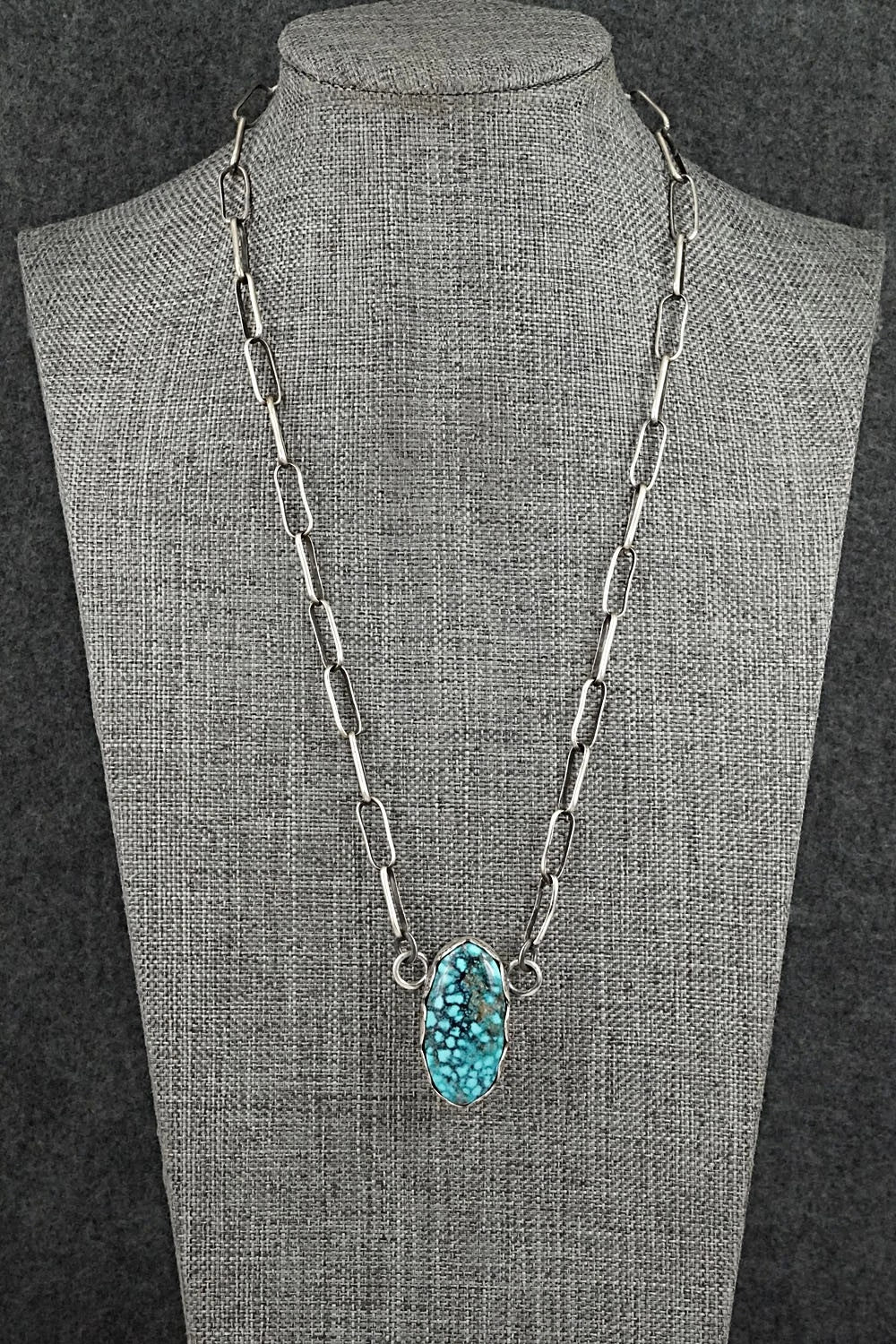 Turquoise & Sterling Silver Necklace - Randy Boyd