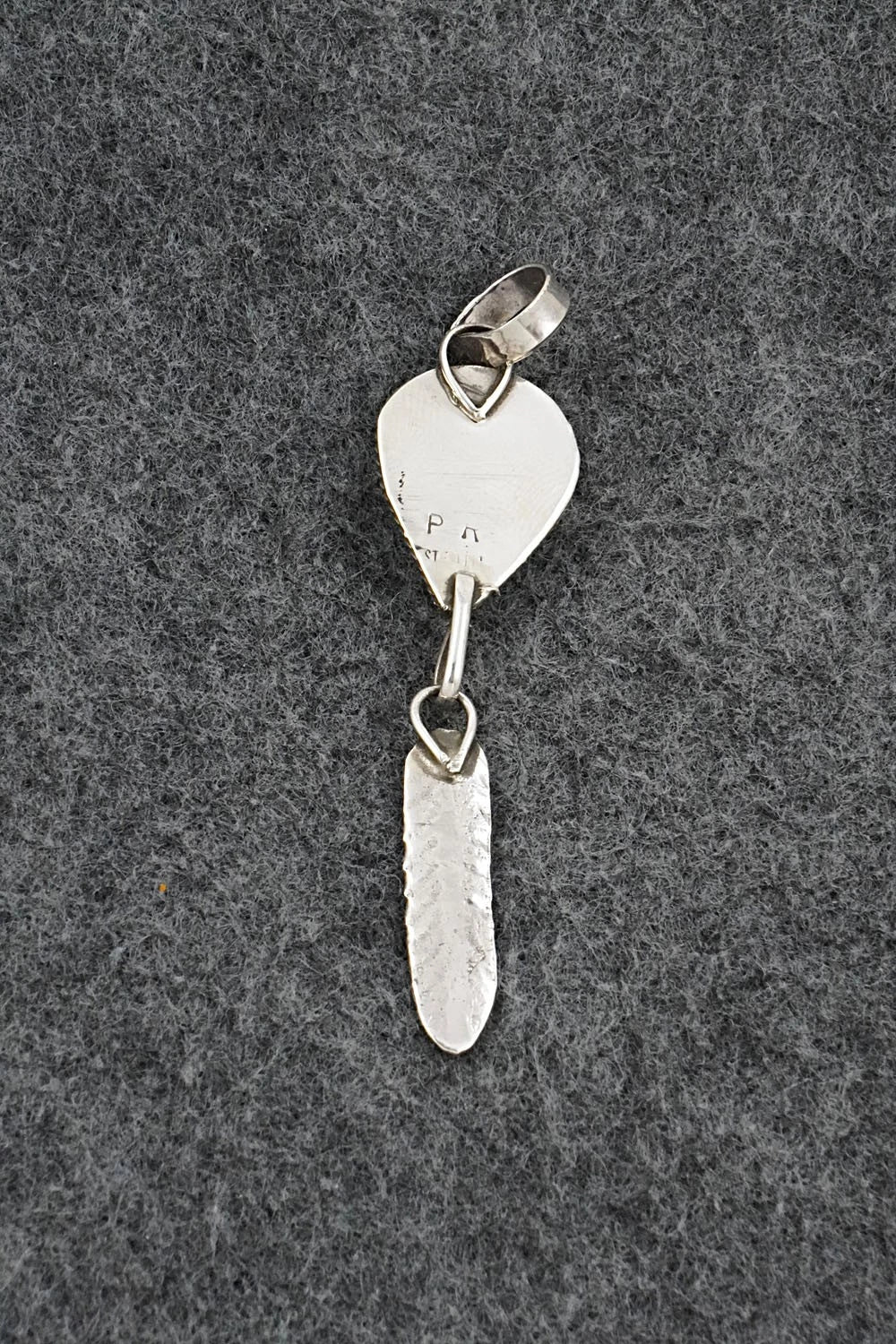 Turquoise & Sterling Silver Pendant - Priscilla Reeder