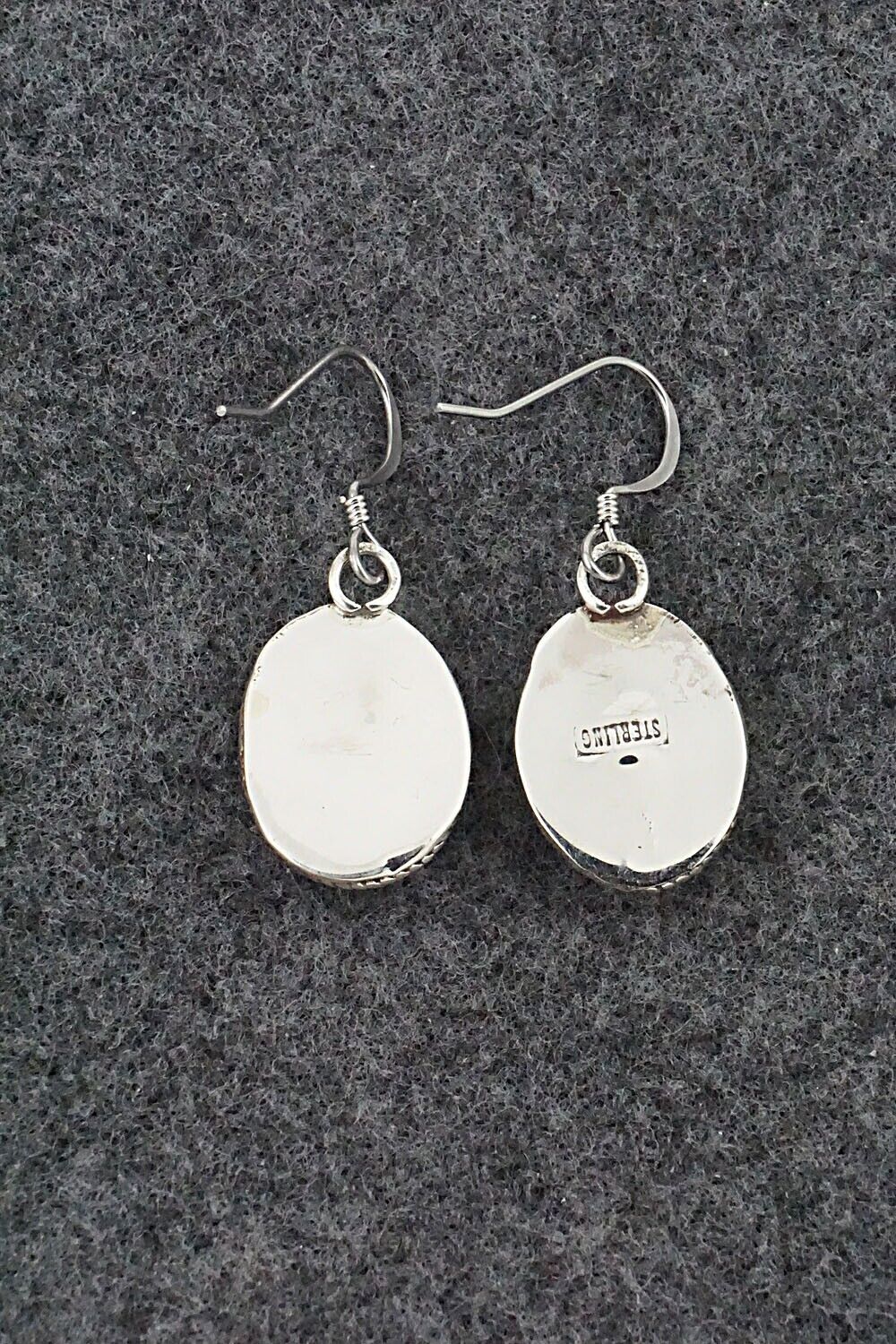 Turquoise & Sterling Silver Earrings - Ernest Hawthorne