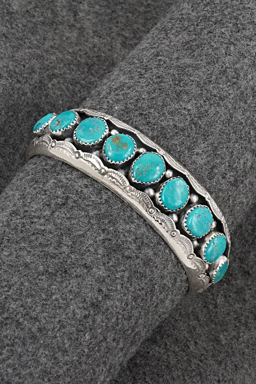 Turquoise & Sterling Silver Bracelet - Wilbert Muskett Sr.
