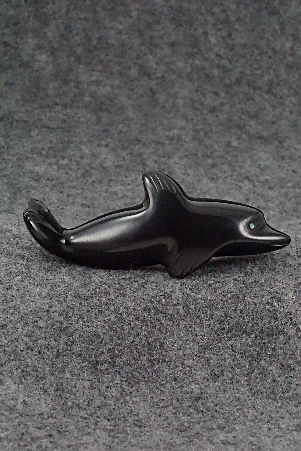 Dolphin Zuni Fetish Carving - Herbert Halate