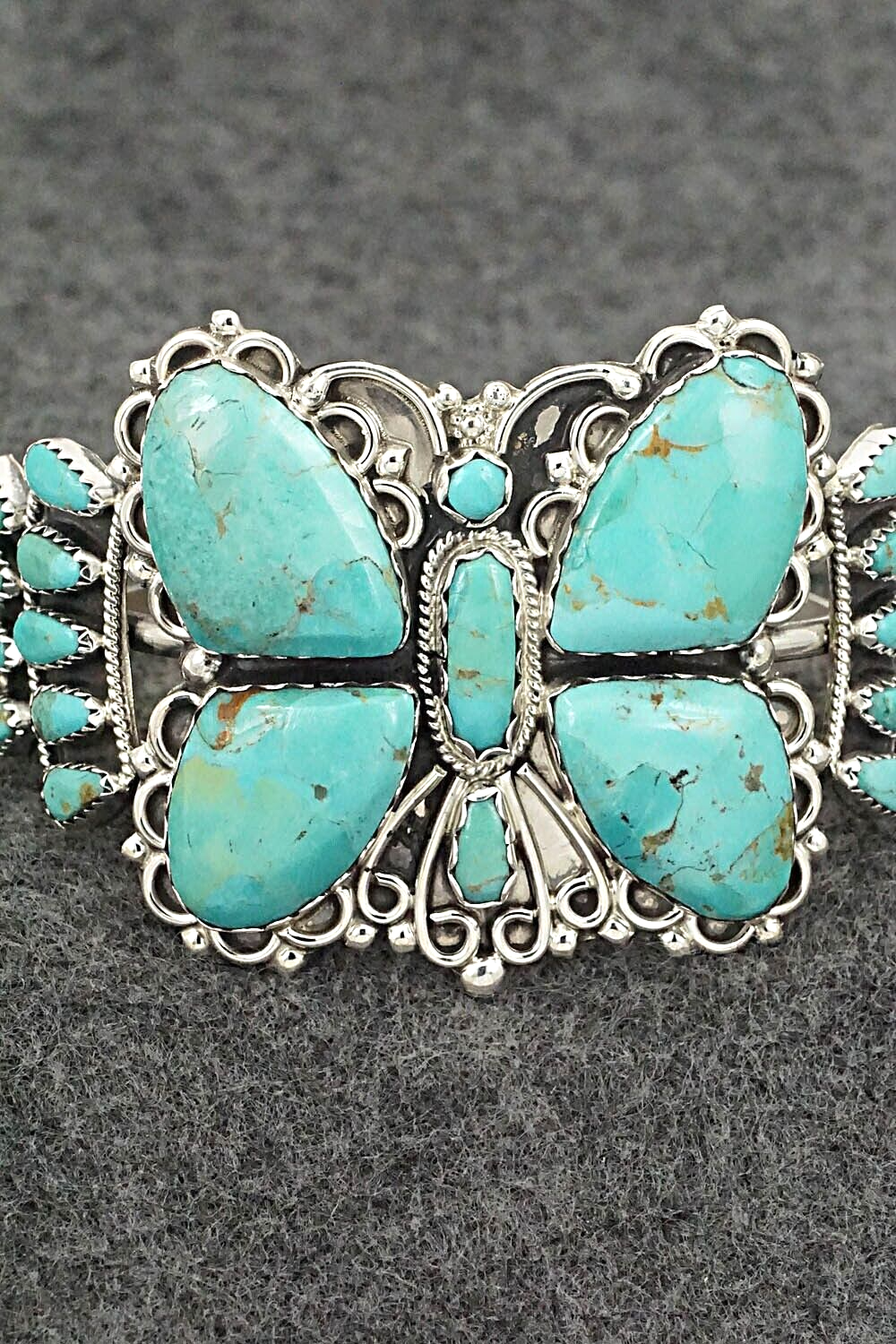 Turquoise & Sterling Silver Bracelet - Zeita Begay