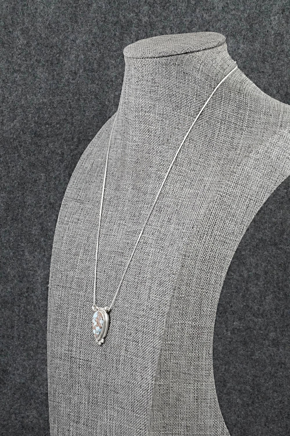 Turquoise & Sterling Silver Necklace - Sharon McCarthy