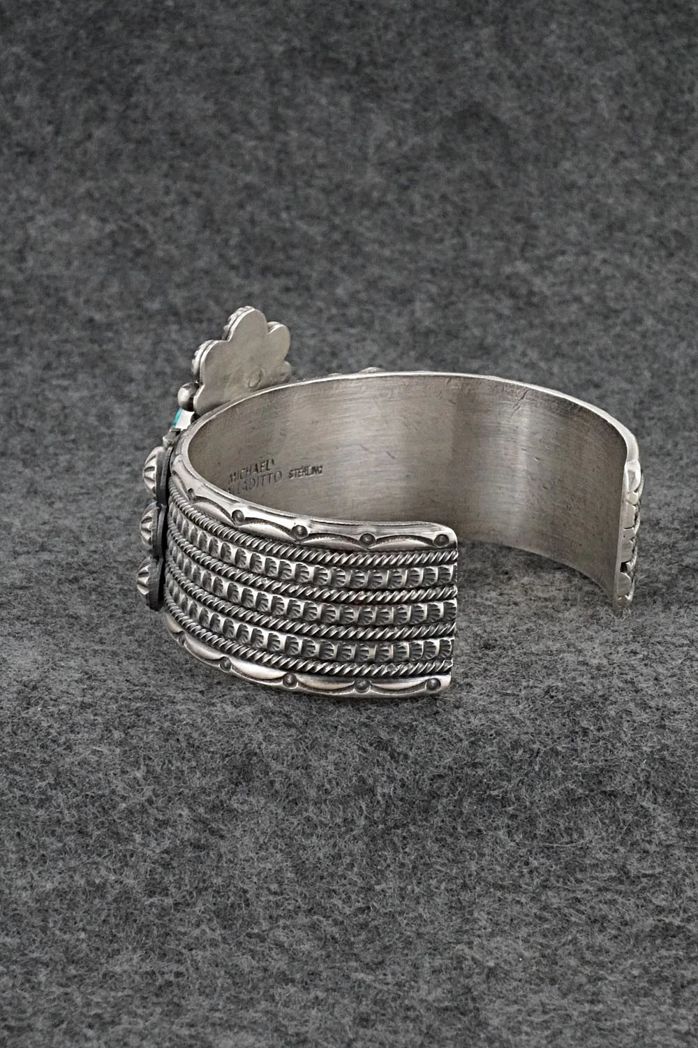 Turquoise & Sterling Silver Bracelet - Michael Calladitto