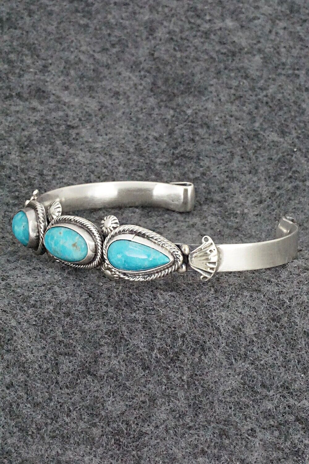 Turquoise & Sterling Silver Bracelet - Bobby Platero