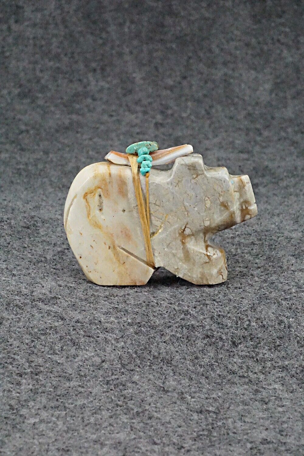 Bear Zuni Fetish Carving - Danny Lonjose