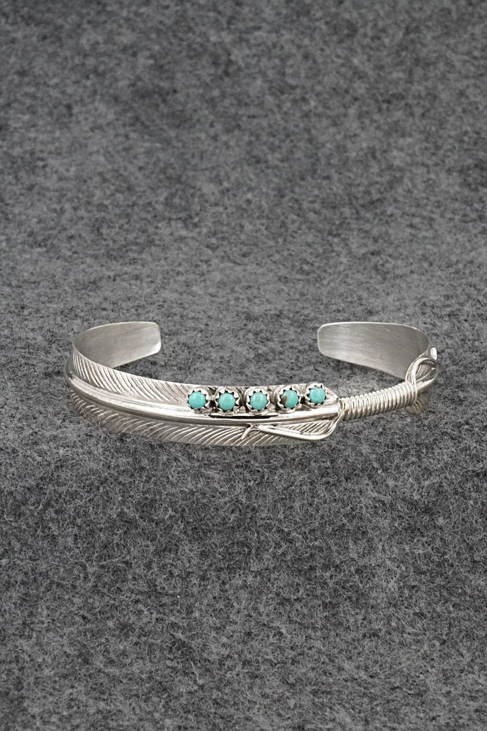 Turquoise and Sterling Silver Bracelet - Aaron Davis
