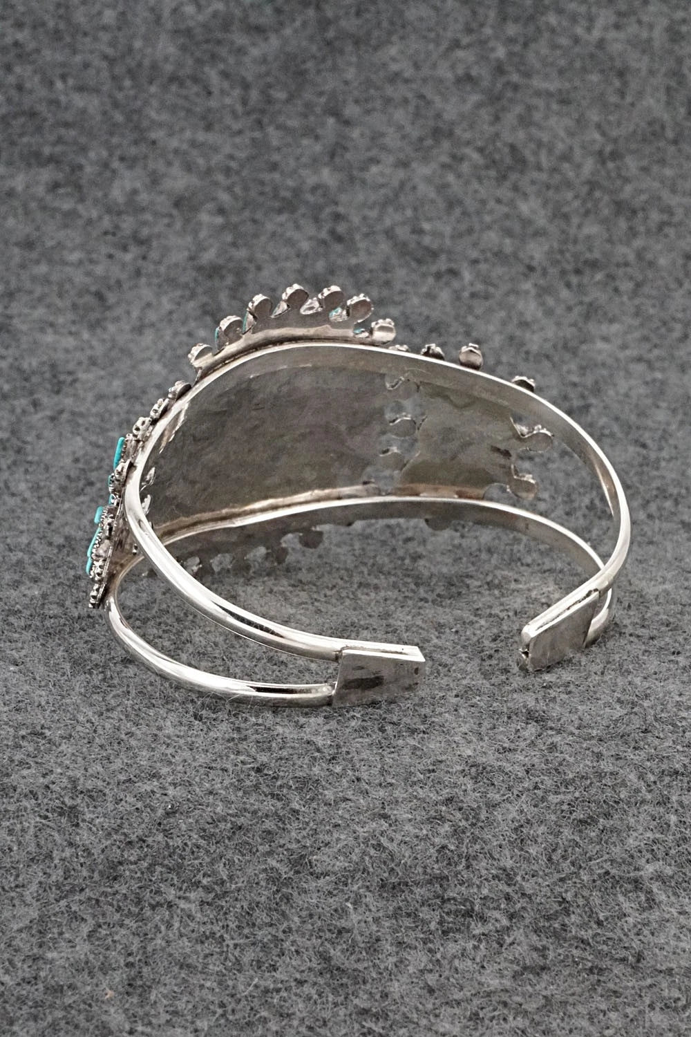Turquoise & Sterling Silver Bracelet - Merlinda Chavez