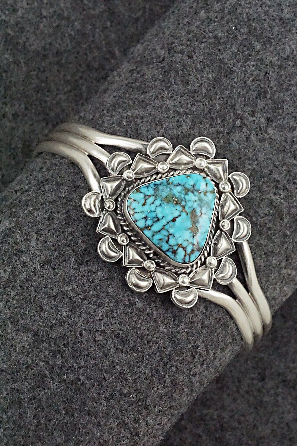 Turquoise & Sterling Silver Bracelet - Derrick Gordon