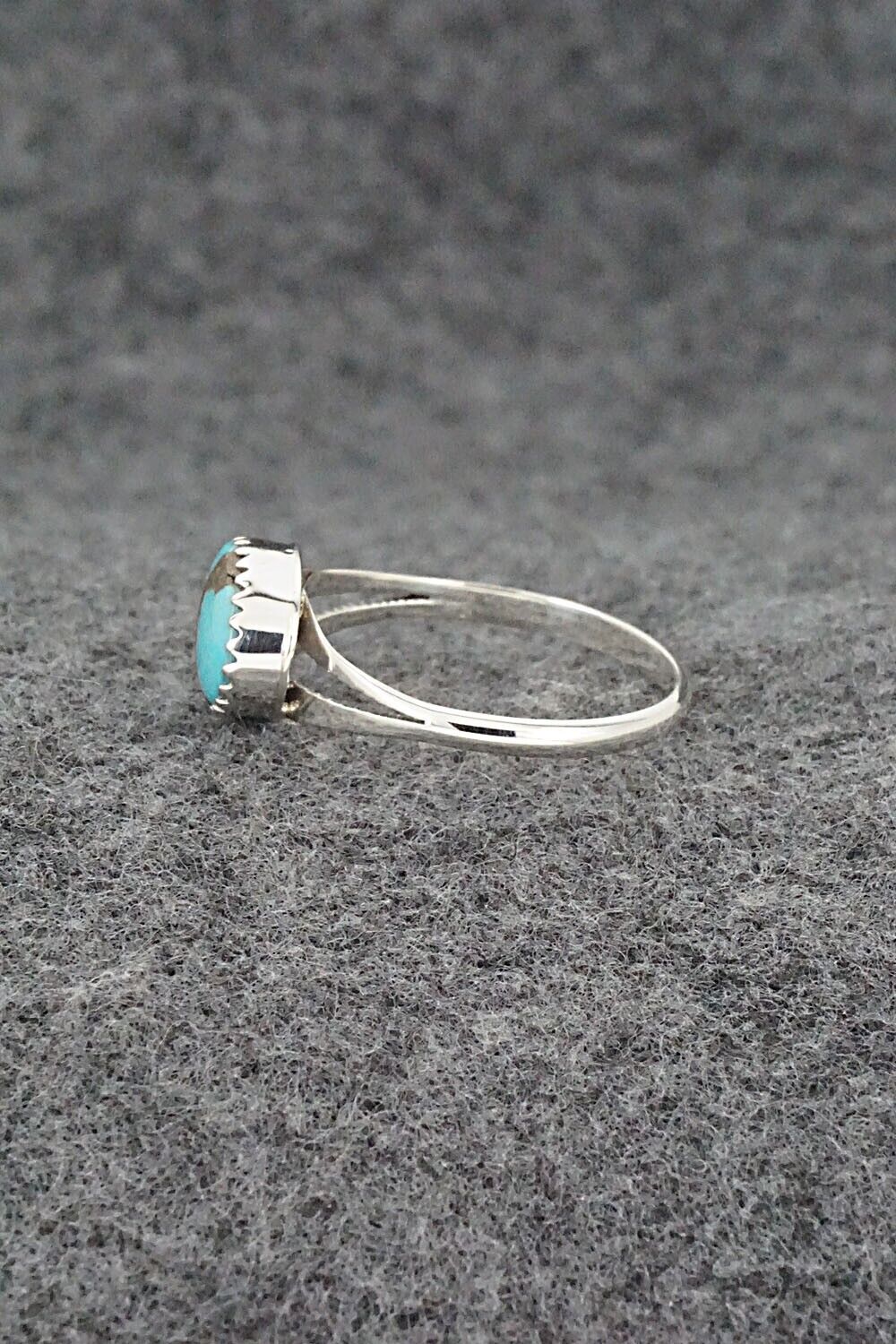 Turquoise & Sterling Silver Ring - Theresa Smith - Size 9