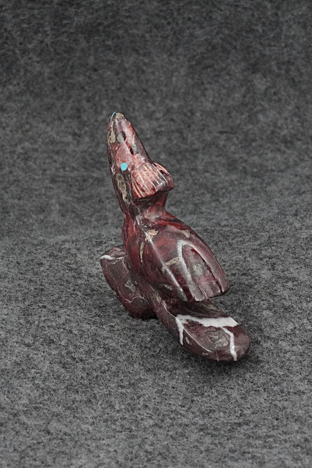 Roadrunner Zuni Fetish Carving - Kenric Laiwakete