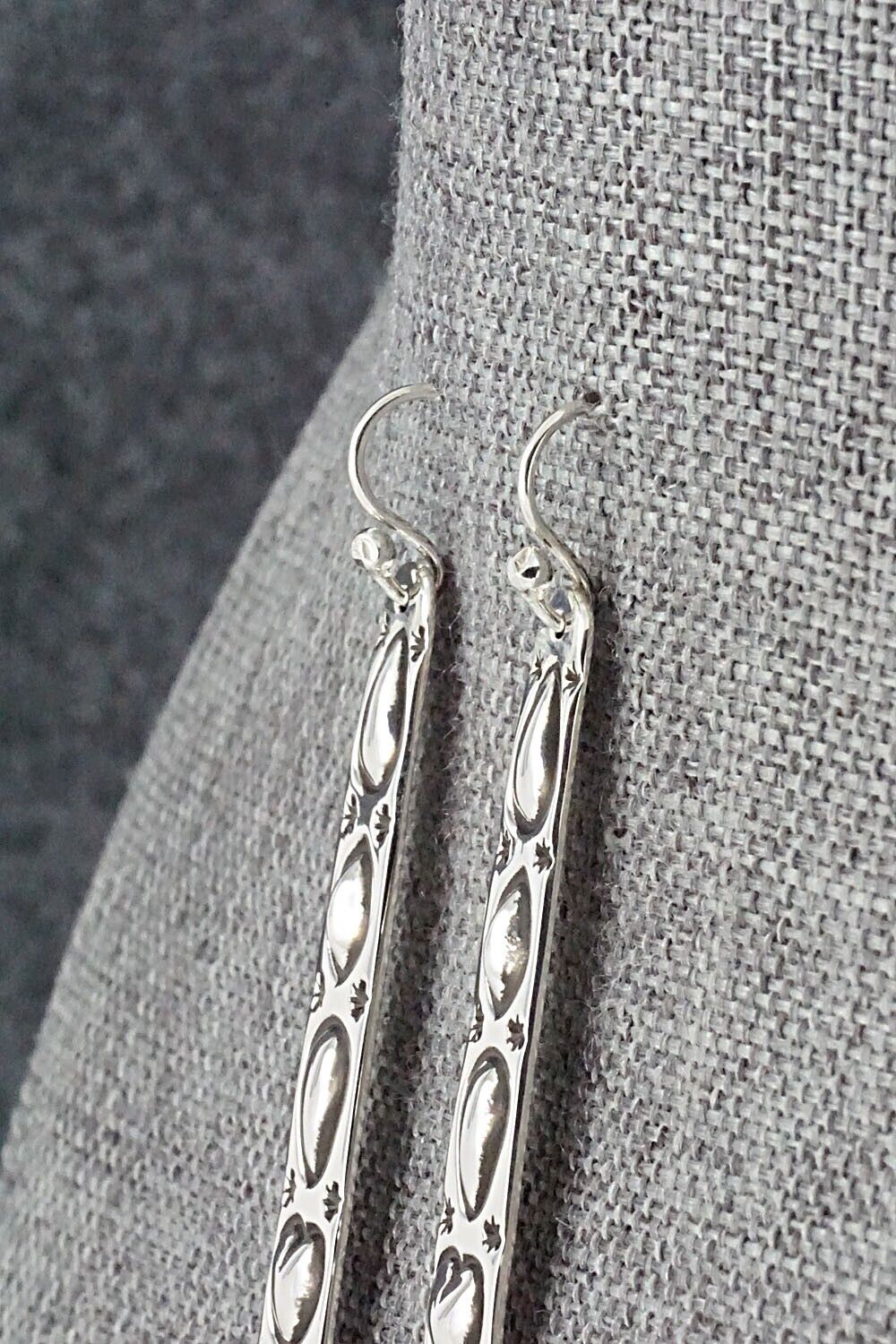 Onyx & Sterling Silver Earrings - Kevin Ramone