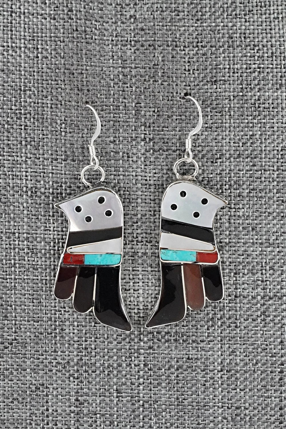 Multi-Stone & Sterling Silver Inlay Necklace Set - Bobby Shack