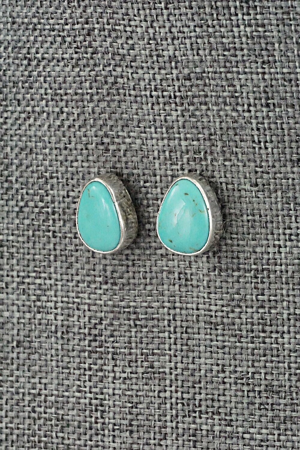 Turquoise & Sterling Silver Earrings - Marco Begaye