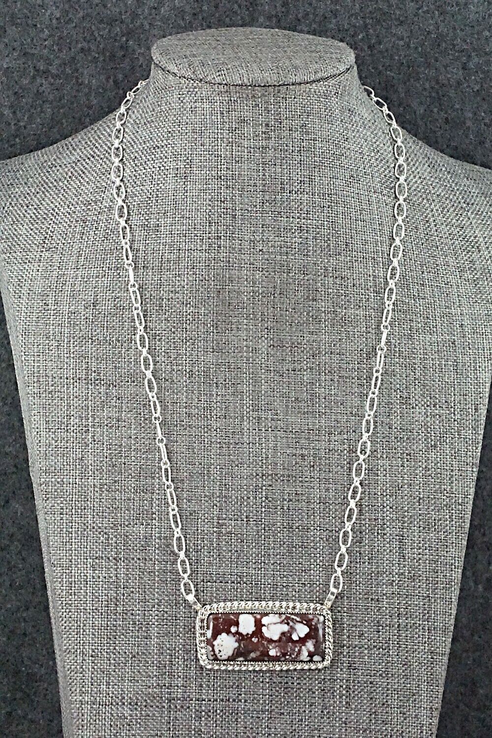 Wild Horse & Sterling Silver Necklace - Angie Platero
