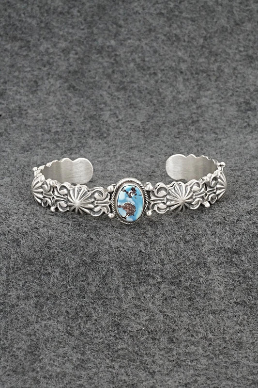 Turquoise & Sterling Silver Bracelet - Thomas Yazzie