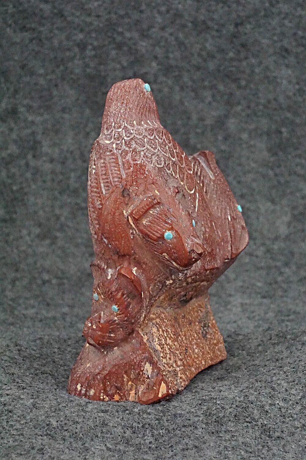 Six Directions Zuni Fetish Carving - Derrick Kaamasee
