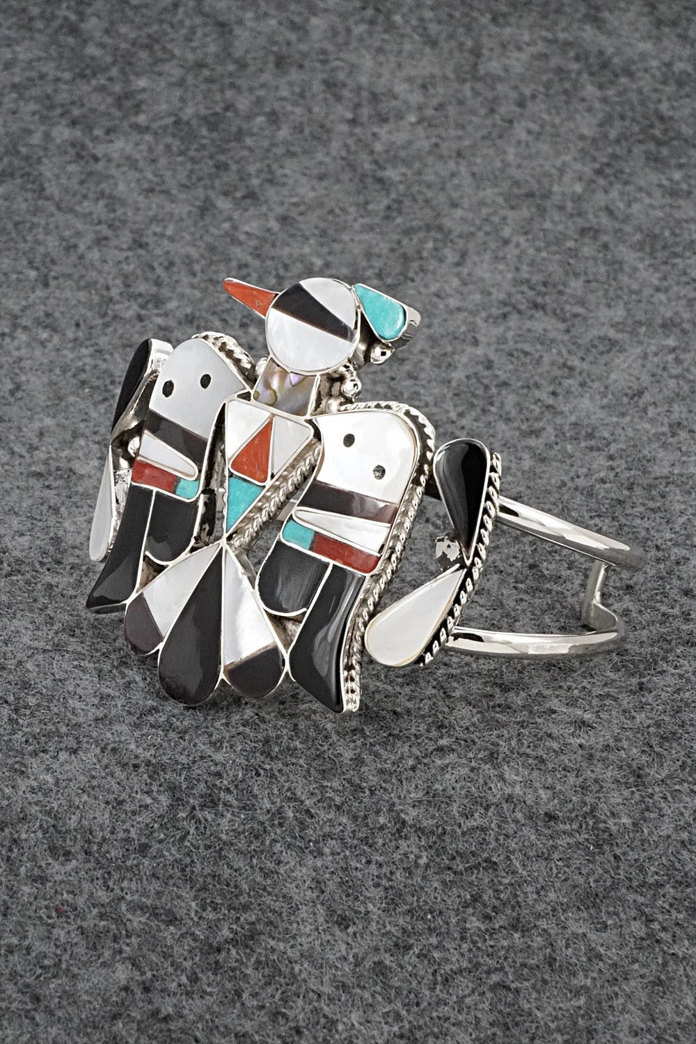 Multi-Stone & Sterling Silver Bracelet - Corraine Shack